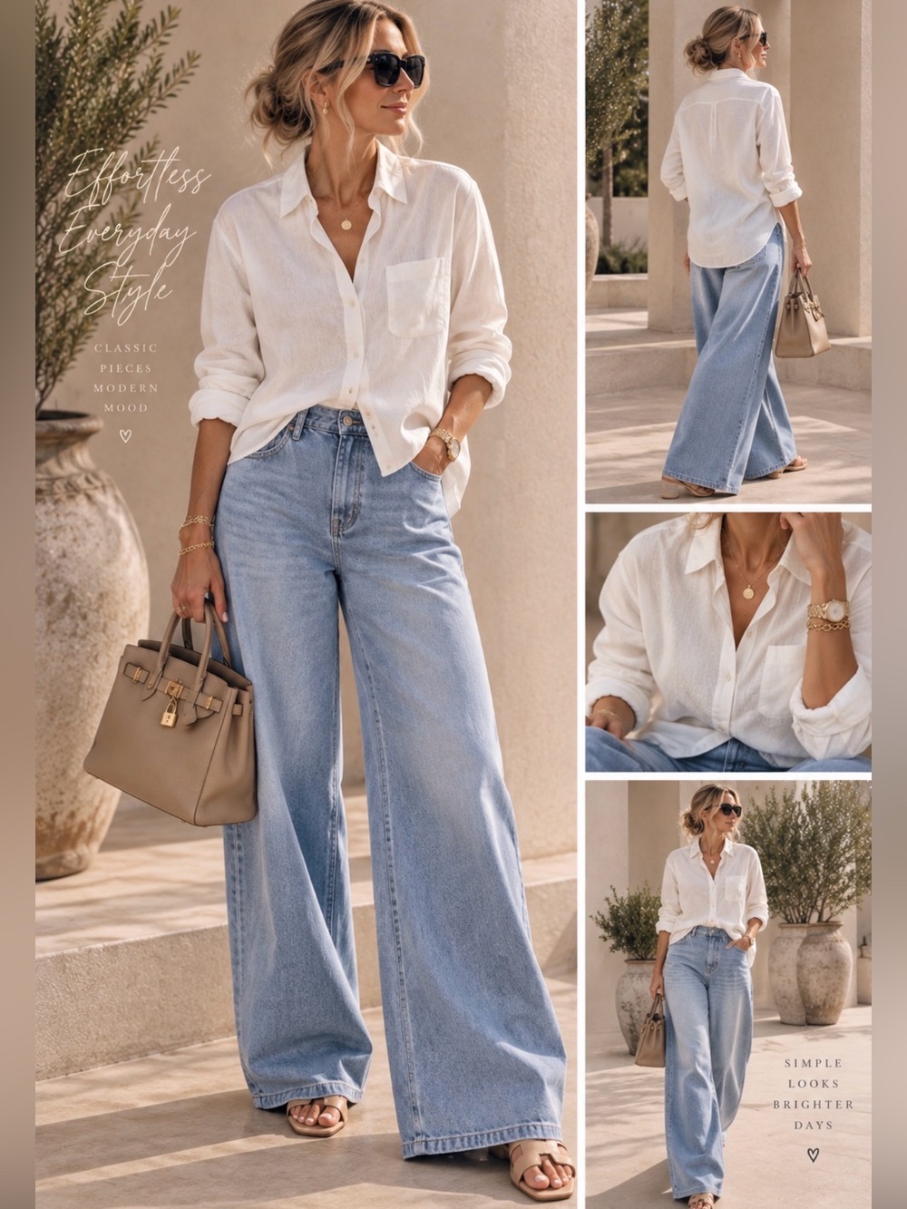 🔥LINEN BLEND Classic women’s Sz L Button Down Shirt Price Firm!
